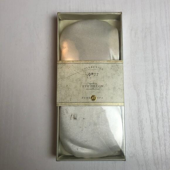 New Pure Spa Satin Blend Yoga Soothing Weighted Eye Pillow NO 77 - Picture 3 of 9